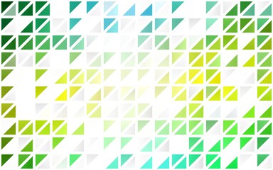 Light Green, Yellow vector seamless texture in triangular style.