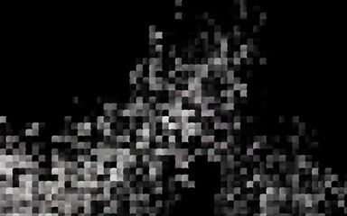 Dark Black vector cover in polygonal style.