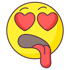 Love Exhausted Emoticon 