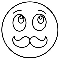 Mustache Emoji 