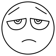 Unhappy Emoji 