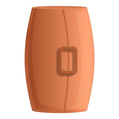 Bandaid icon. Cartoon of bandaid vector icon for web design isolated on white background