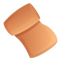 Emergency bandage icon. Cartoon of emergency bandage vector icon for web design isolated on white background