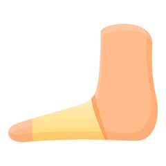 Medicine emergency bandage icon. Cartoon of medicine emergency bandage vector icon for web design isolated on white background