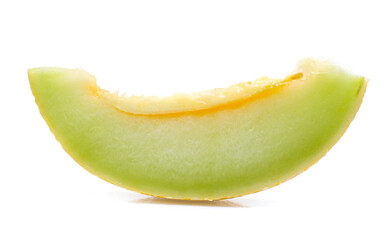 cantaloupe melon isolated on white