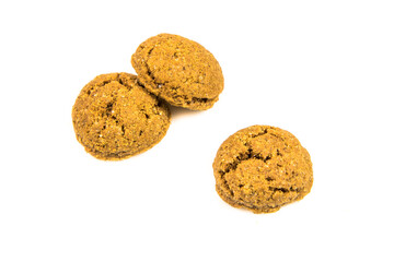 Set of three pepernoten cookies