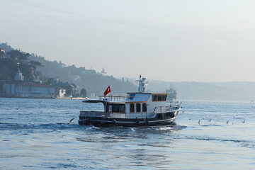 Bosphorus and boat views from İstanbul