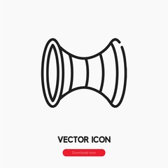 wormhole icon vector sign symbol