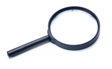 magnifying glass isolated on white