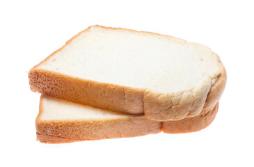 sliced bread isolated on white background