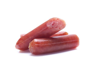 Sausage isolated on white background