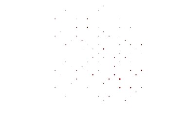 Light Red vector backdrop with dots.