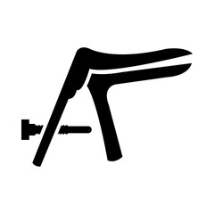 sexual health concept, fertilization tools icon, silhouette style