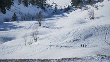 track in the mountains