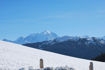 ski resort in the mountains