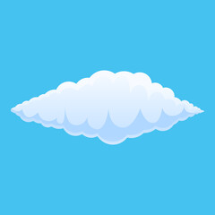Cloud sky icon. Cartoon of cloud sky vector icon for web design isolated on white background