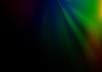 Fototapeta premium Dark Multicolor, Rainbow vector blurred bright template.