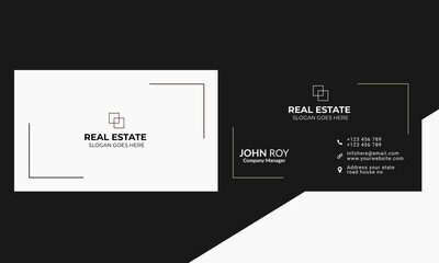 professional business card design, Minimalist luxury modern business card, unique business card