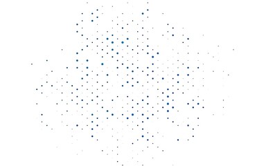 Light BLUE vector backdrop with dots.