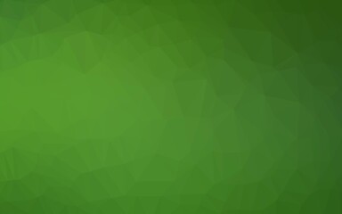 Fototapeta premium Light Green vector abstract polygonal layout.