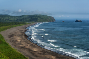 Halaktyr beach. Kamchatka. Russian federation.