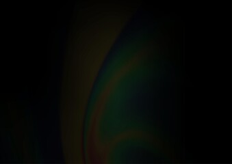 Dark Black vector blurred shine abstract pattern.