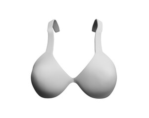 bra 3d render on white background