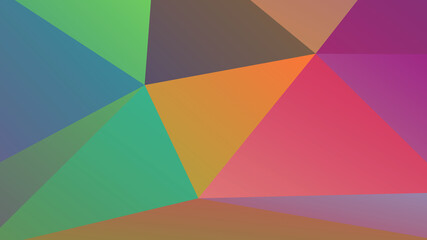 Abstract Color Polygon Background Design, Abstract Geometric Origami Style With Gradient. Presentation, Website, Backdrop, Cover, Banner, Pattern Template
