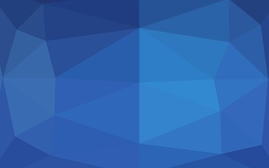 Light BLUE vector low poly cover.