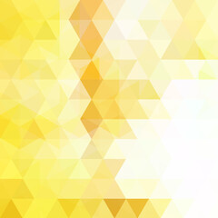 Obraz premium Background made of yellow, white triangles. Square composition with geometric shapes. Eps 10