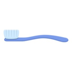 Toothbrush icon. Cartoon of toothbrush vector icon for web design isolated on white background