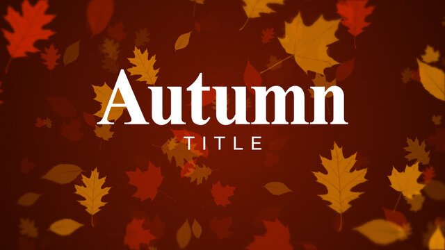 Autumn Leaves Loop Title