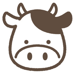 かわいい牛のイラスト