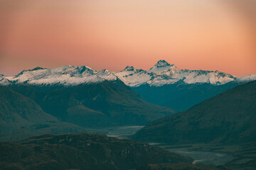 Mount Aspiring sun rise 