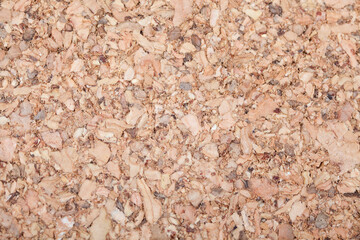 Close Up Background and Texture of Cork Board Wood Surface
