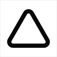 Triangle Icon Vector on white background