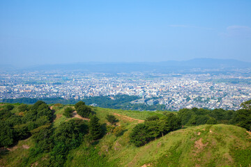 若草山と奈良市街