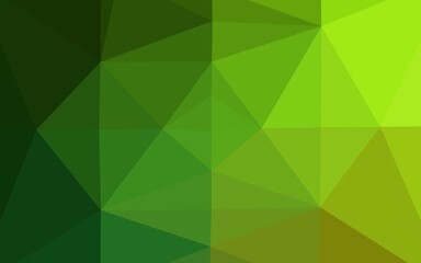 Obraz premium Light Green vector abstract mosaic pattern.