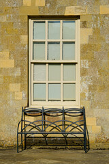 Fototapeta na wymiar Window seat at Mottisfont Abbey UK