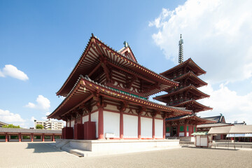 Fototapeta premium 大阪四天王寺