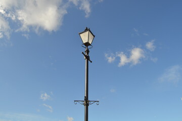 A Lamppost in Old Leigh