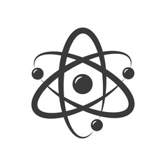 atom symbol vector images - obrazy, fototapety, plakaty