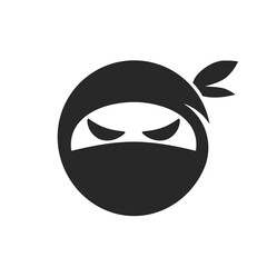 ninja head icon vector images