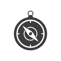 handheld compass vector icon © 4luck