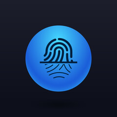 Scan Fingerprint - Button