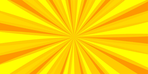 Fototapeta premium Pop art yellow comics book cartoon magazine cover. Cartoon funny retro pattern strip mock up. Vector halftone illustration. Vintage backdrop for comic superhero text, speech bubble, message.