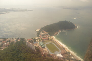 Obraz premium The beautiful Sugar Loaf Mountain and scenery around Rio de Janeiro in Brazil