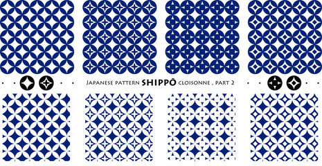 Japanese pattern SIPPŌ cloisonne_part2_seamless pattern_c03