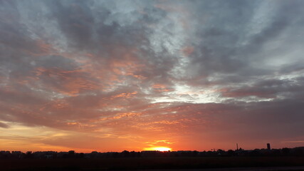 Sonnenaufgang in Viersen