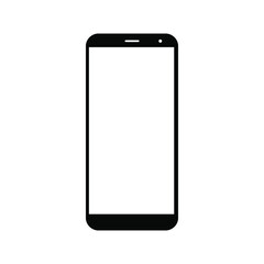 Mobile phone or smartphone icon.  vector illustration